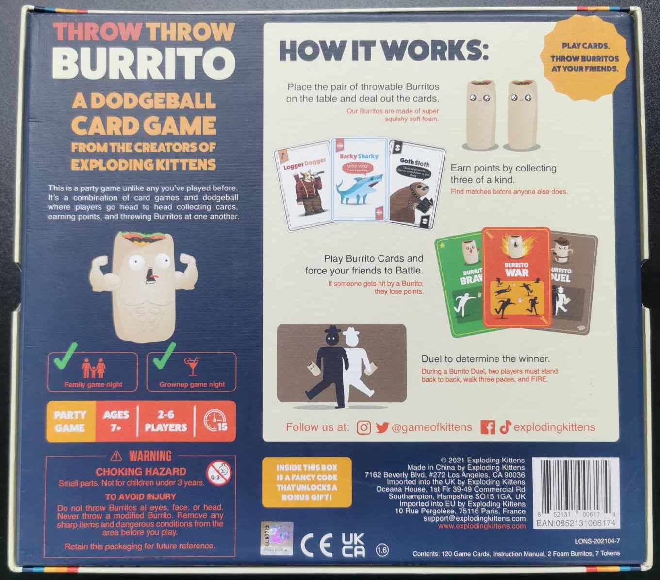 Throw Throw Burrito - Board Game #780