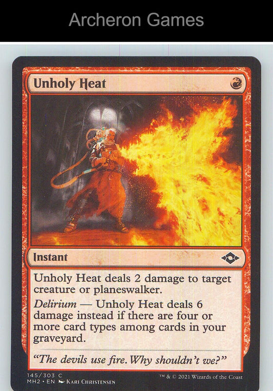 Unholy Heat MH2 145 C MTG Card NM/EX+