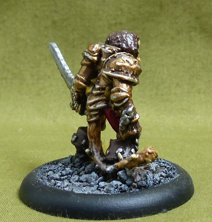 Classic Metal Chaos Warrior painted OOP - Skaven - Warhammer AoS #53F