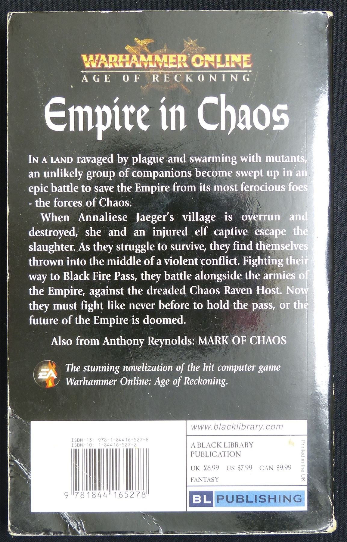 Age of Reckoning: Empire in Chaos - Warhammer Novel Softback #2L5
