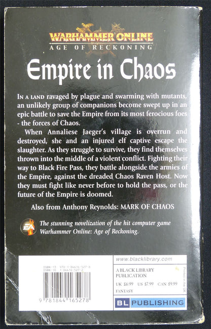 Age of Reckoning: Empire in Chaos - Warhammer Novel Softback #2L5