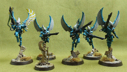 Swooping Hawks painted - Aeldari - Warhammer 40K #43K