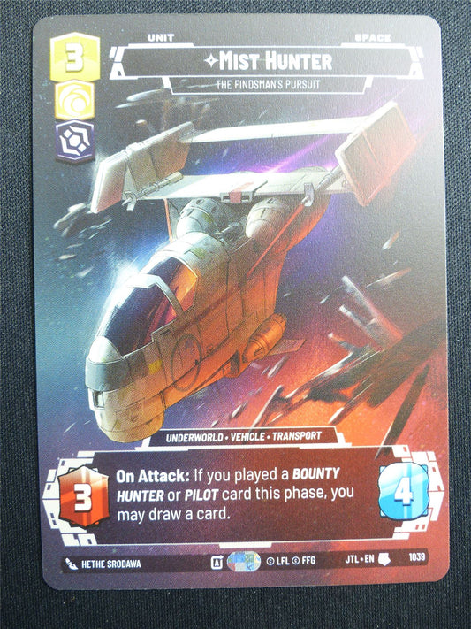 Mist Hunter 1039 Prestige - Star Wars Unlimited Card #4J2
