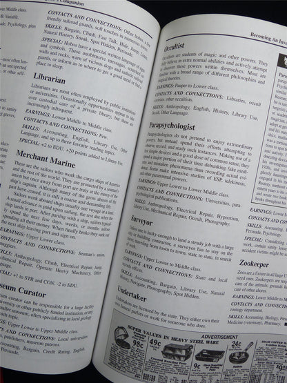 Call of Cthulhu: The 1920s Investigator's Companion Core Game Book - Roleplaying Softback #2MG