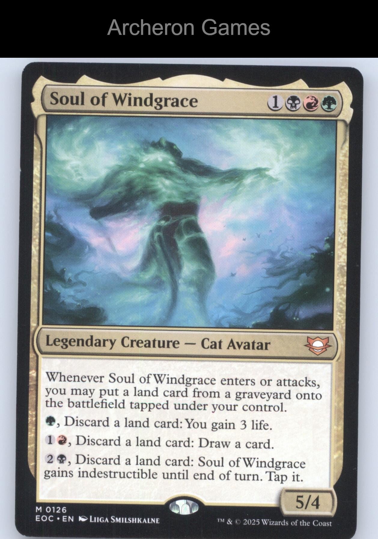 Soul of Windgrace 126 Mythic MTG Card Commander: Edge of Eternities