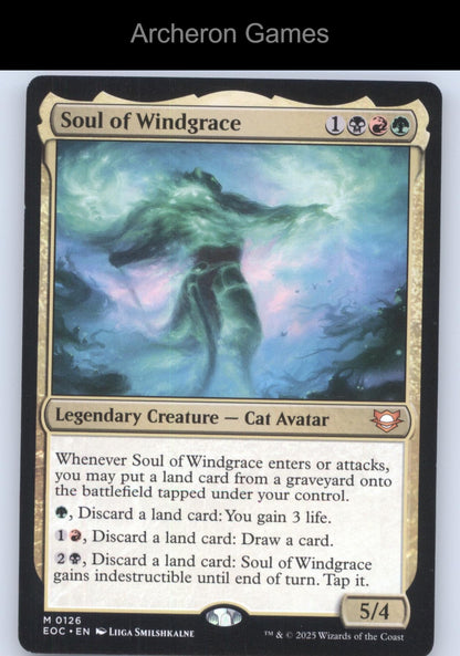 Soul of Windgrace 126 Mythic MTG Card Commander: Edge of Eternities