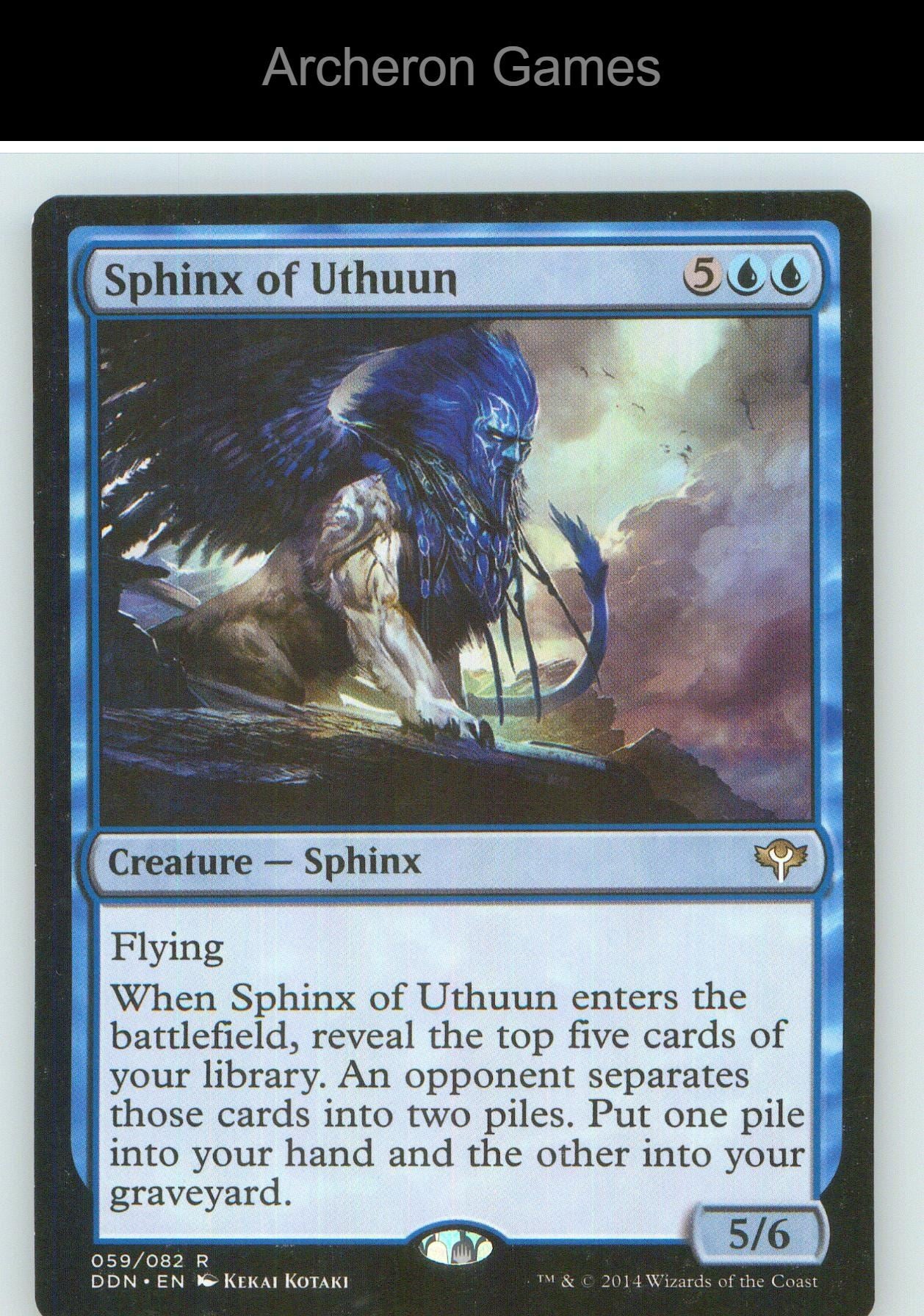 Sphinx of Uthuun DDF 59 R MTG Card NM/EX+