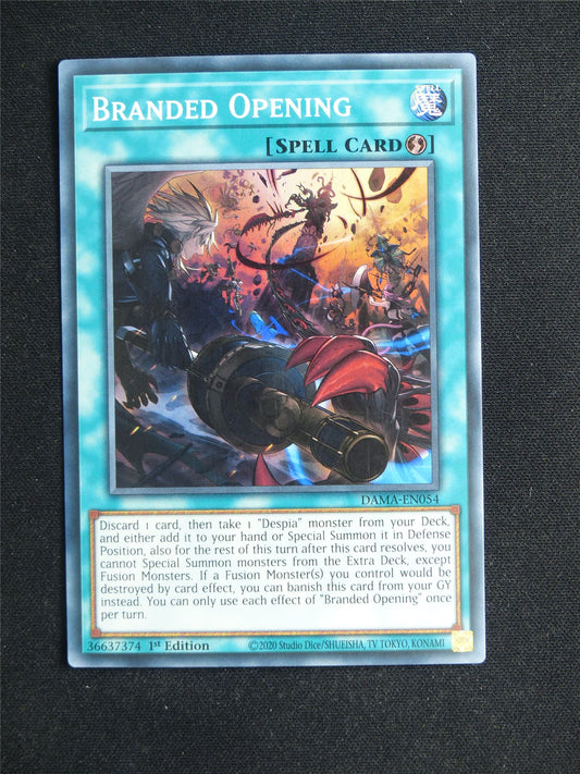branded opening DAMA Super Rare - 1st ed Yugioh Card #22A