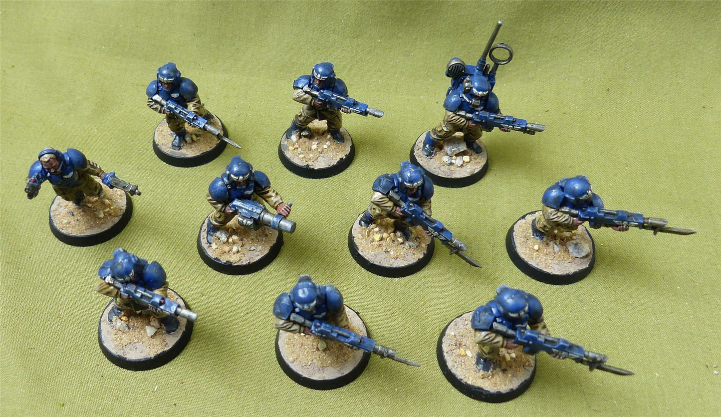 Cadian Shock Troops painted - Astra Militarum - Warhammer 40K #2XZ