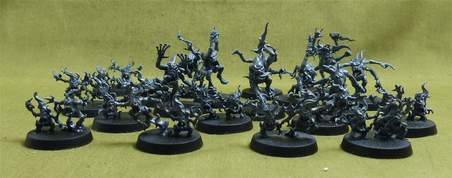 Blue Horrors and Brimstone Horrors - Chaos Daemons - Warhammer 40K #1G0