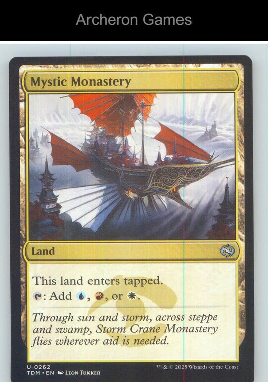 Mystic Monastery TDM 262 UC MTG Card NM/EX+