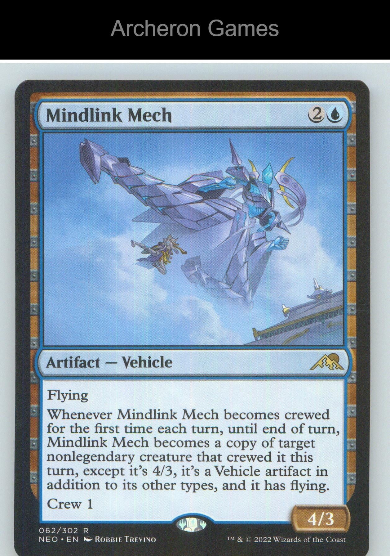 Mindlink Mech NEO 62 R MTG Card NM/EX+