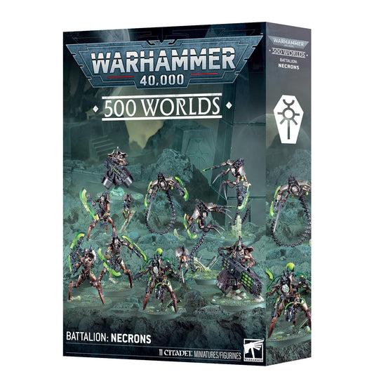 Battalion: Necrons - 500 Worlds - Warhammer 40k - Available from 24/01/2026