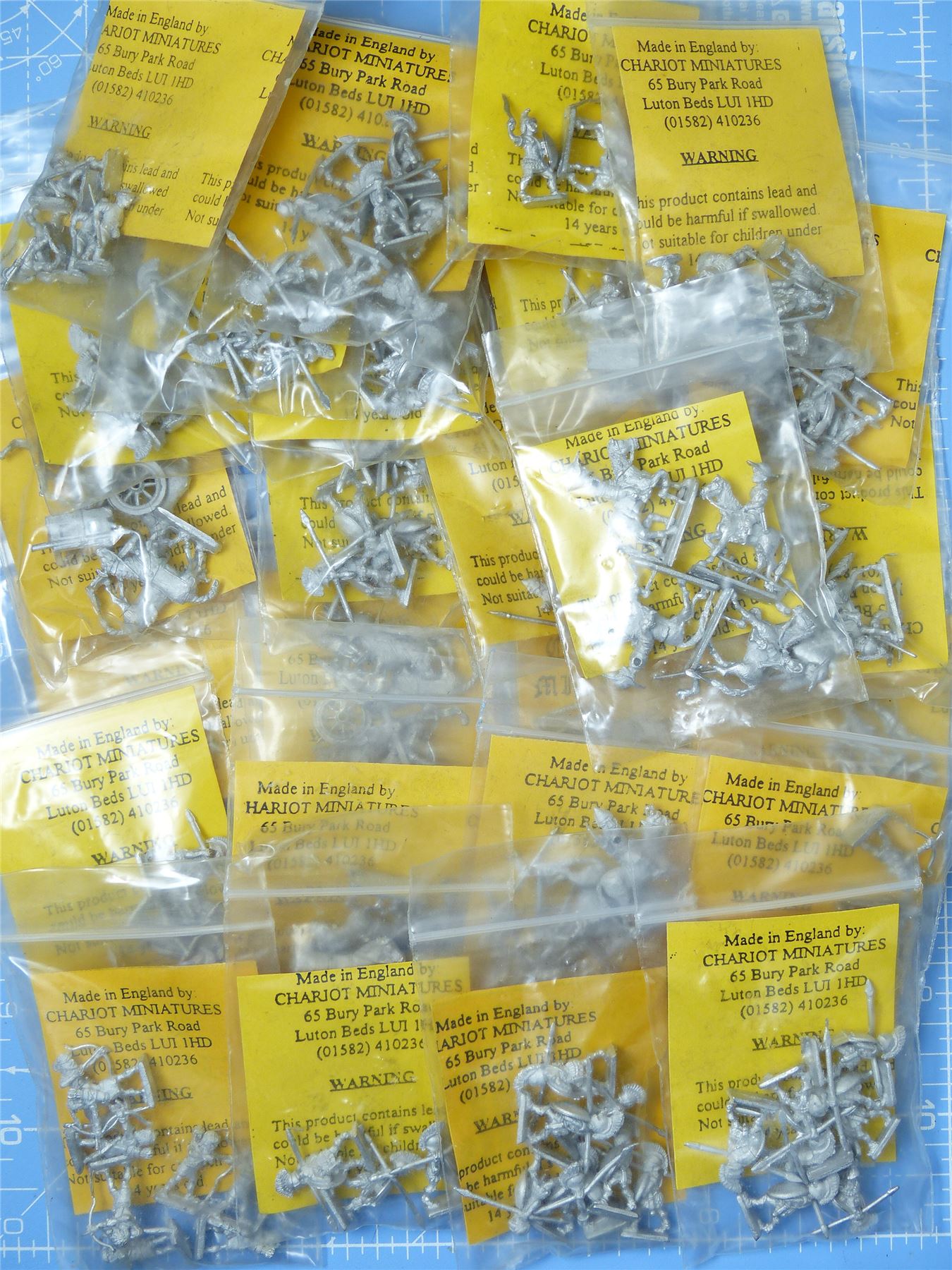 Classic Pewter War Miniatures Roman & Others - Chariot Miniatures #2GZ