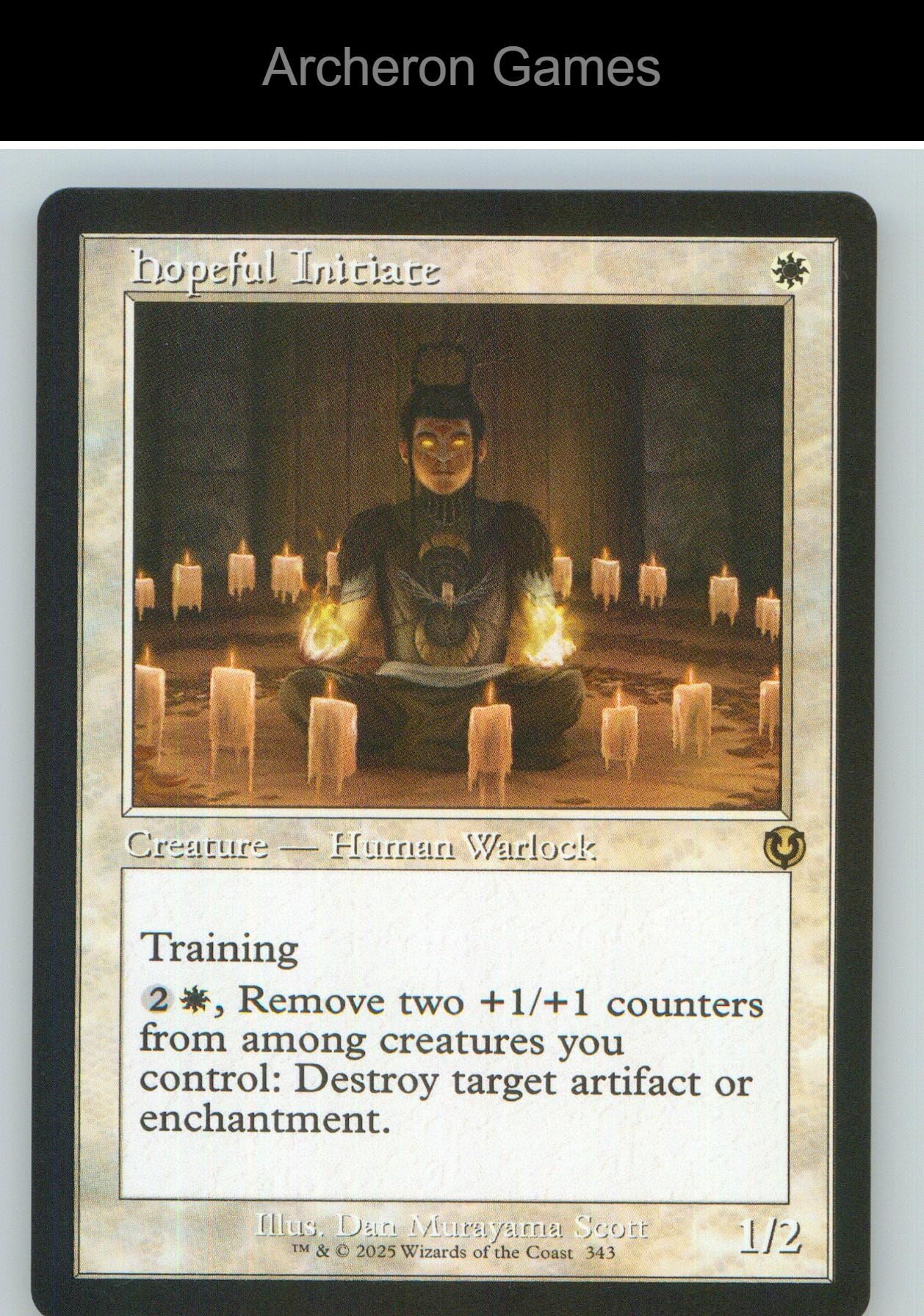 Hopeful Initiate (Retro Frame) INR 343 R MTG Card NM/EX+