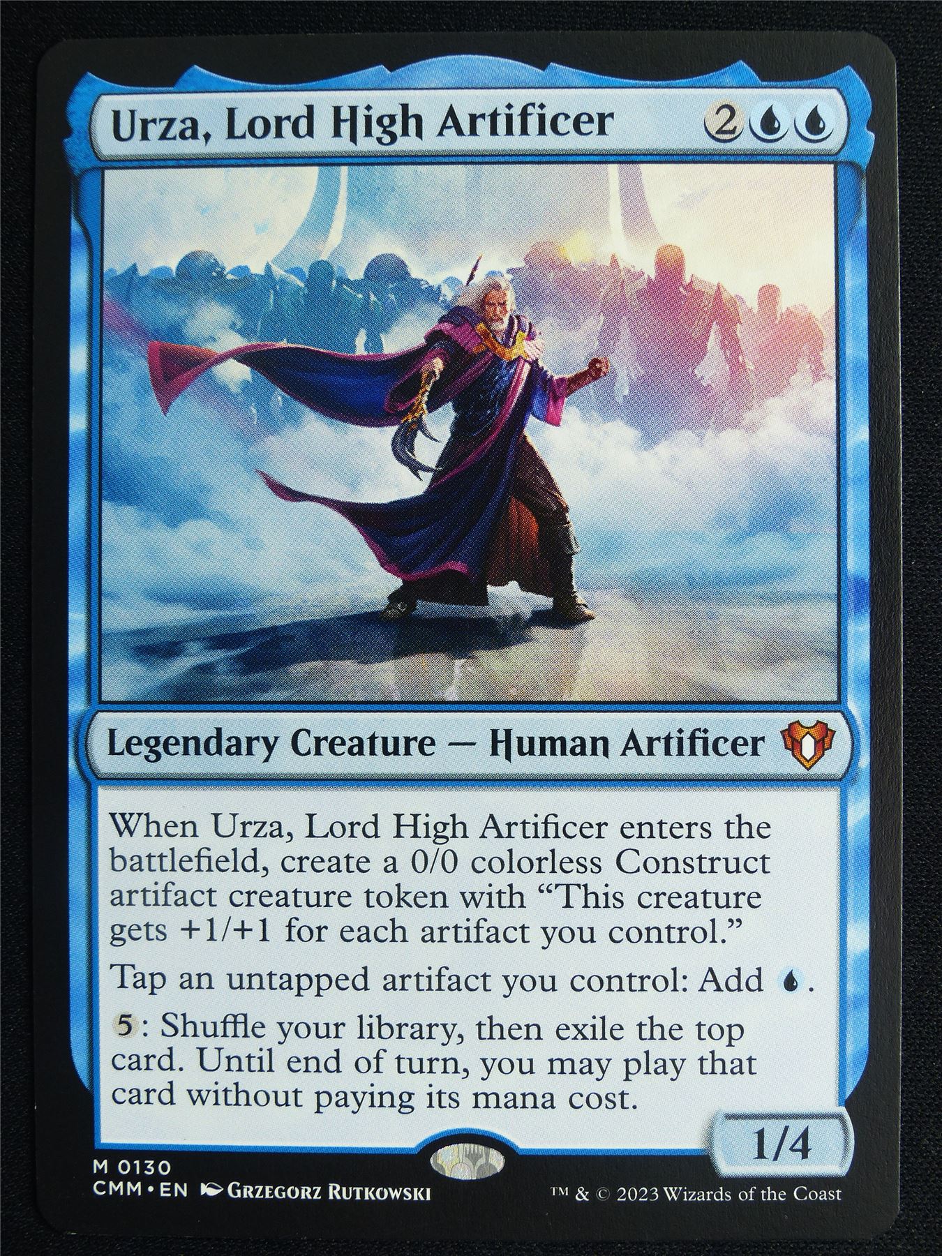 Urza Lord High Artificer - CMM - Mtg Card #4KS