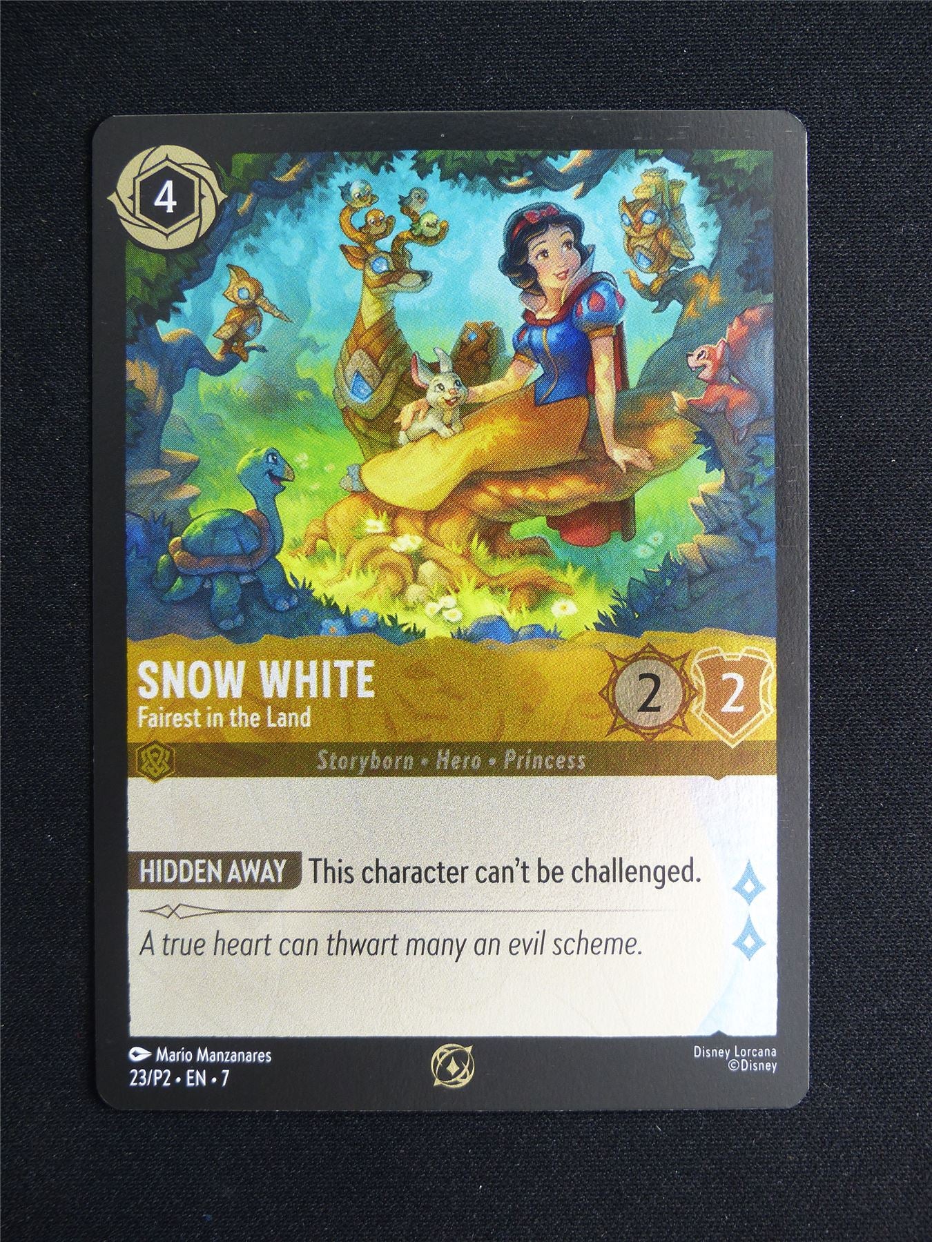 Snow White Fairest in the Land 23/P2 Promo Foil - Lorcana Card #1ZK