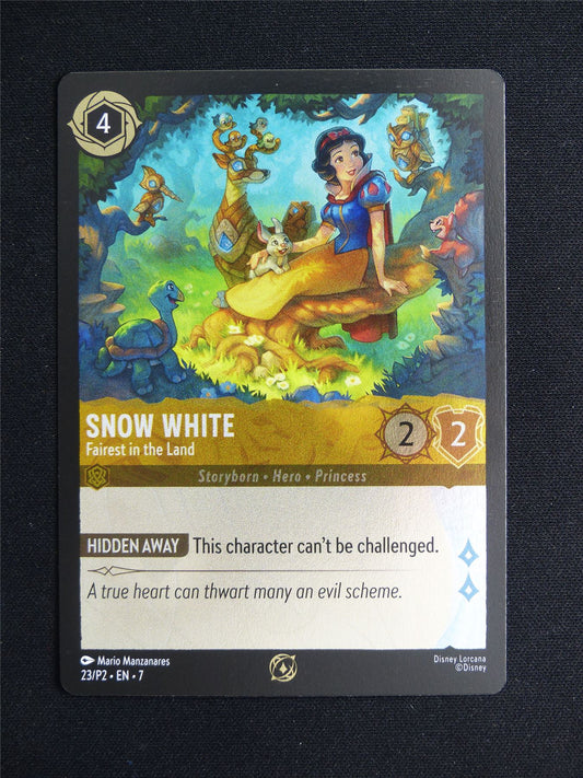 Snow White Fairest in the Land 23/P2 Promo Foil - Lorcana Card #1ZK