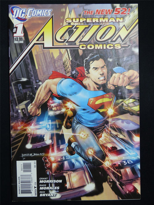 SUPERMAN: Action Comics #1 new 52! - DC Comic #3BZ