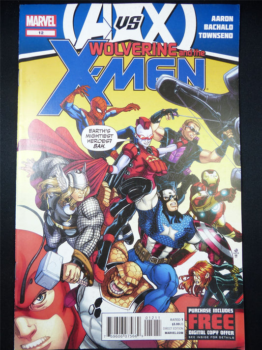 WOLVERINE and the X-Men #12 - Marvel Comic #3BJ