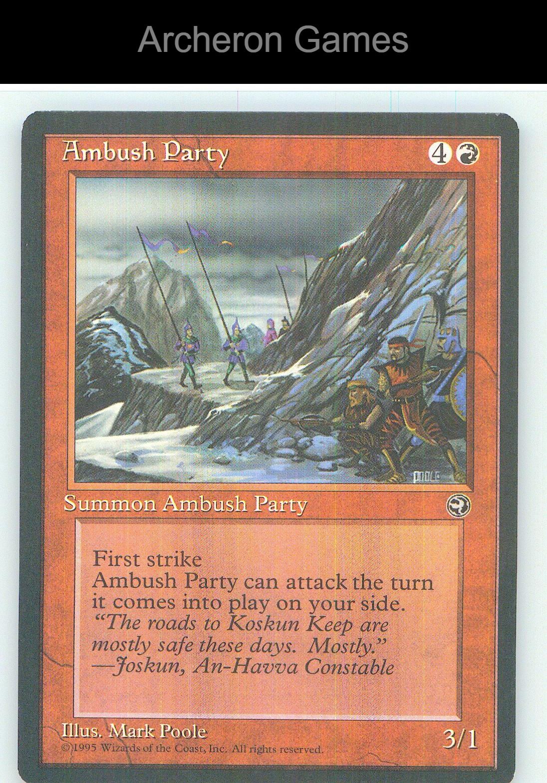 Ambush Party [Version 2] HML 80 C MTG Card NM/EX+