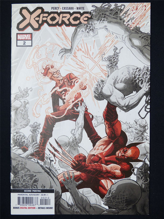 X-FORCE #2 Second Print - B&B Marvel Comic #8KS
