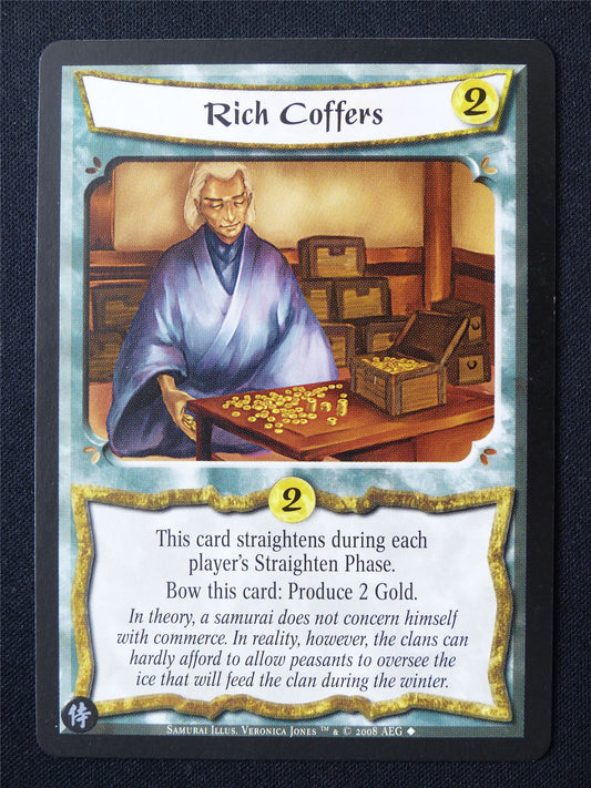 Rich Coffers - Sam - Legend of the Five Rings L5R Card #127