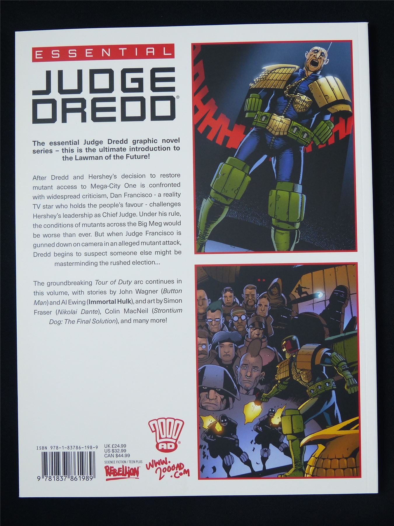 Essential Judge Dredd: Tour of Duty book two - 2000AD Graphic Softback #2OE
