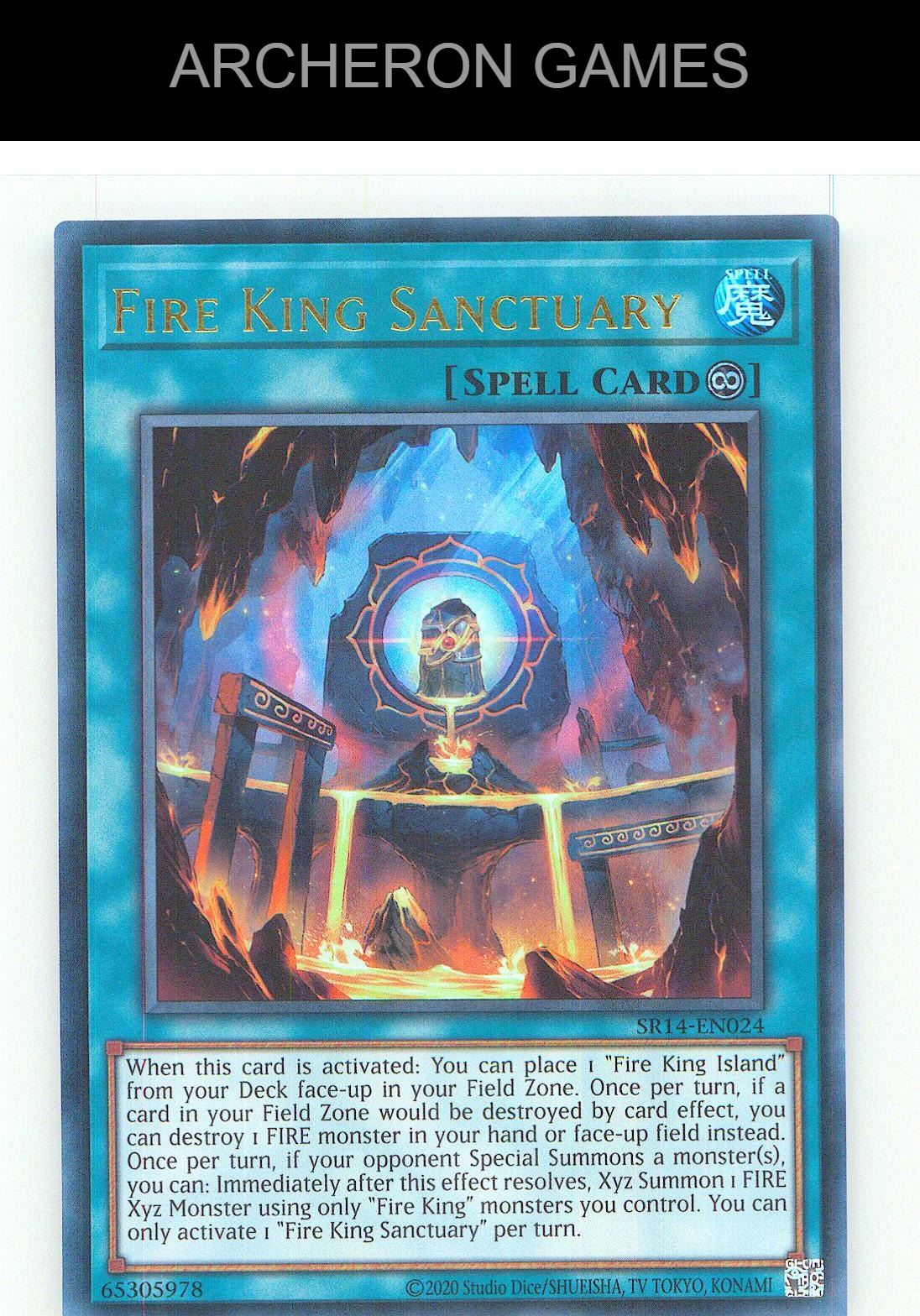 Fire King Sanctuary Ultra Rare YUGIOH Card Unlimited