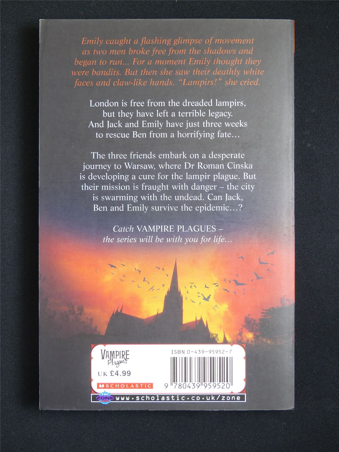 Vampire Plague: Epidemic - Sebstian Book Novel Softback #2LA
