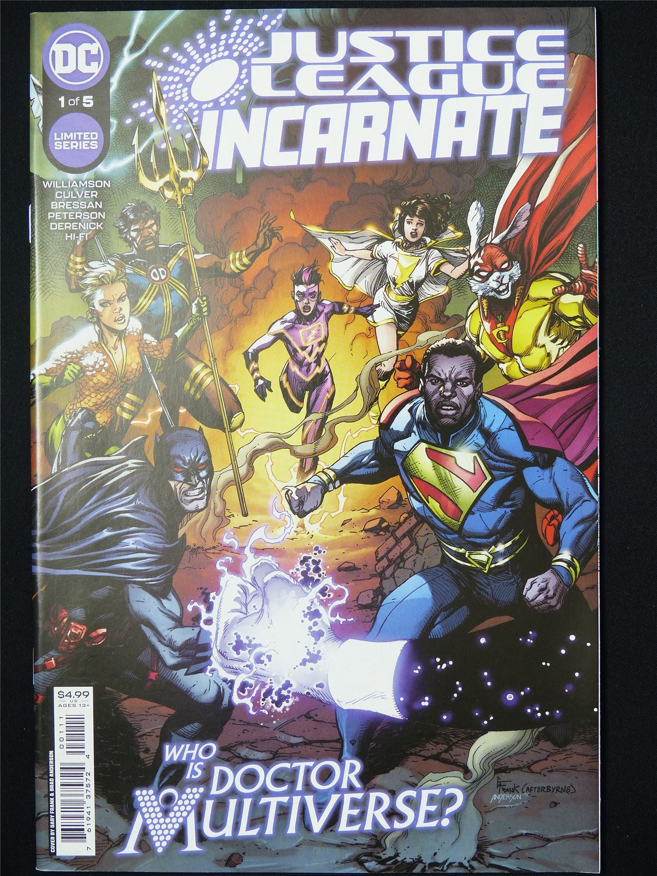 JUSTICE League Incarnate #1 - B&B DC Comic #7ZP