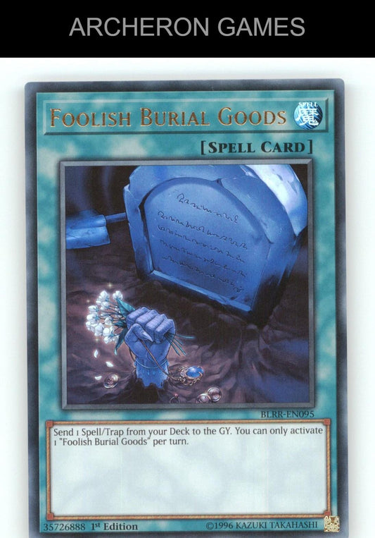 Foolish Burial Goods Ultra Rare YUGIOH Card