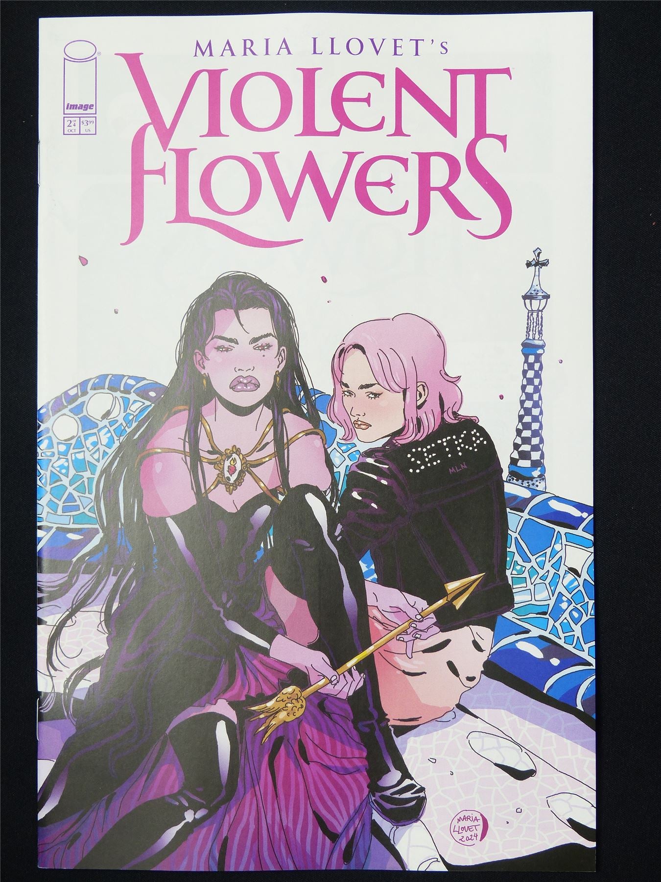 Maria llovet's VIOLENT Flowers #2 - B&B Oct 2024 Image Comic #3LA