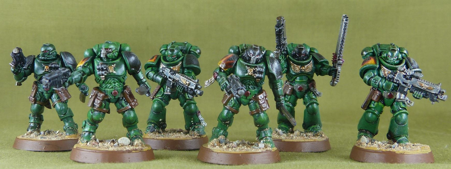 Salamanders Kill Team Squad Painted - Space Marines - Warhammer 40K #GP