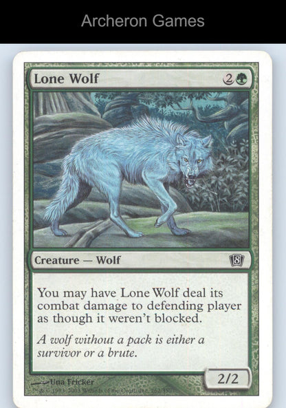 Lone Wolf 262 C MTG Card 8th Edition