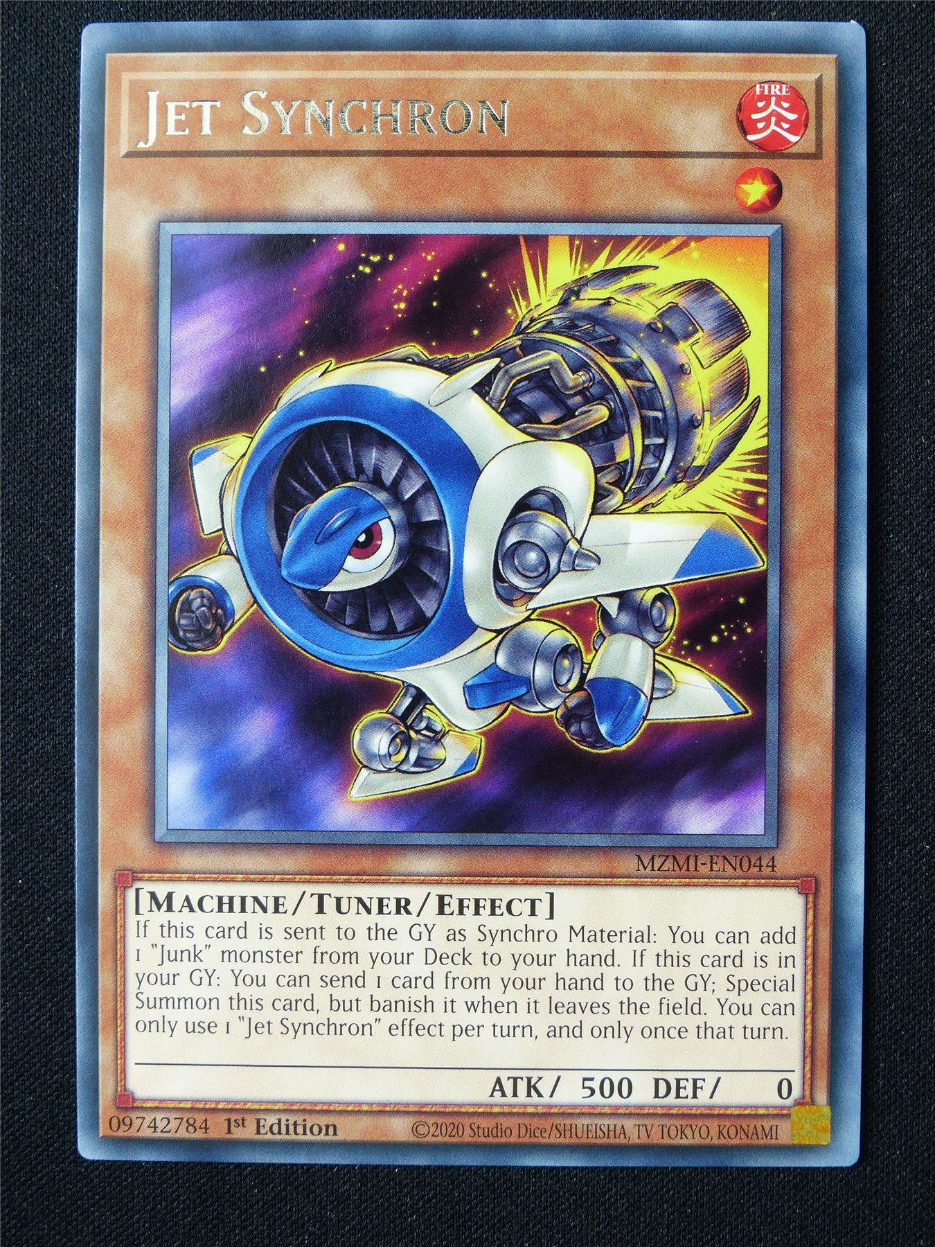 Jet Synchron MZMI Rare - 1st ed Yugioh Card #6P