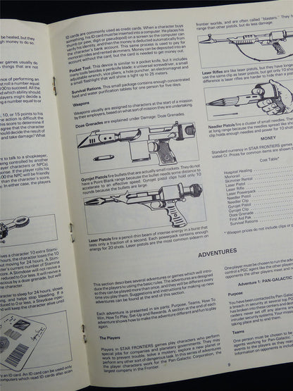 Star Frontiers: Alpha Dawn Basic Game Rules - Roleplay Booklet #2S2