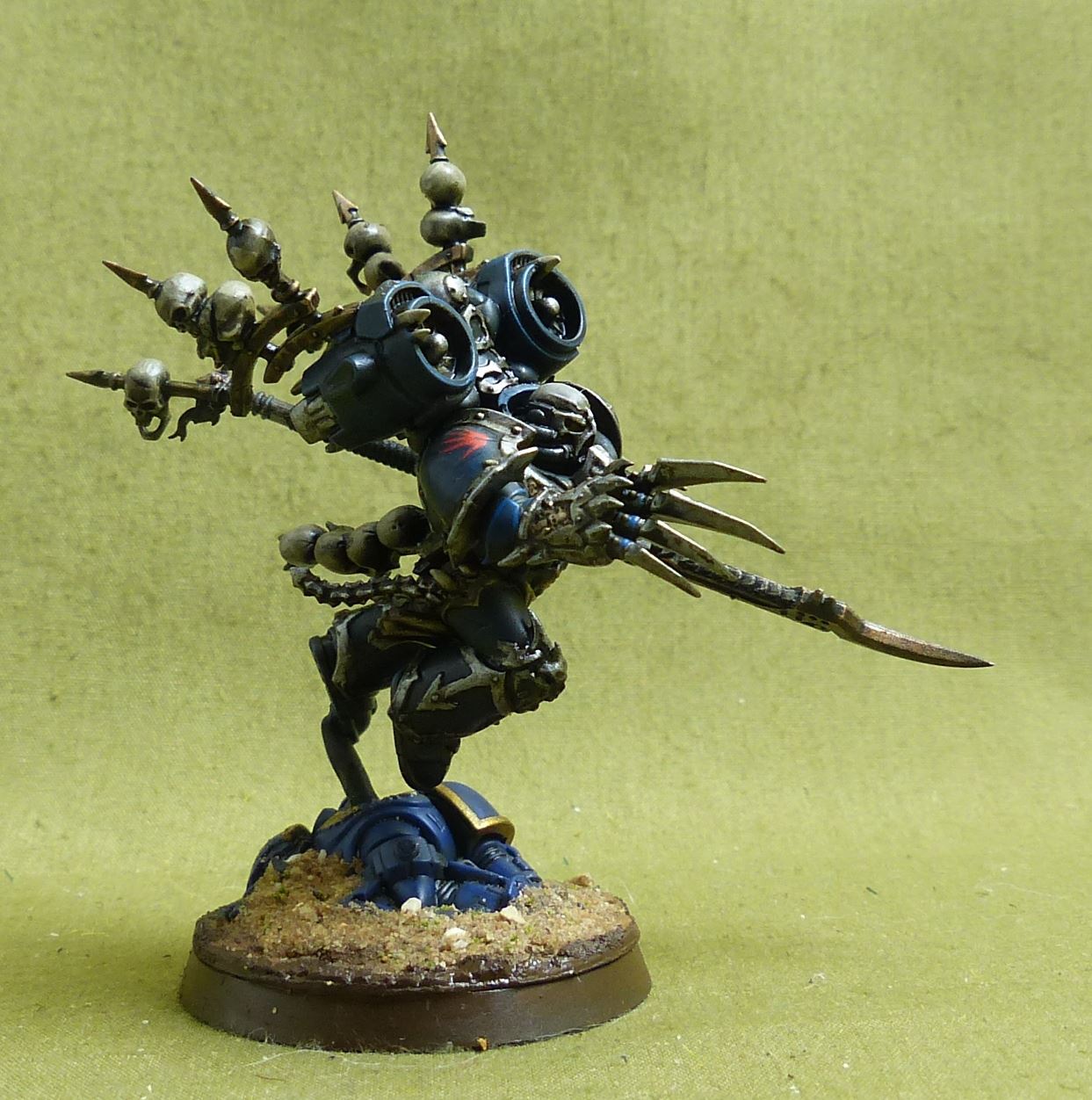 Haarken Worldclaimer Herald of the Apocalypse painted - Night Lords - Warhammer 40K #2NM
