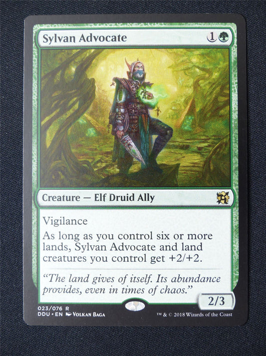 Sylvan Advocate - DDU - Mtg Card #9CR