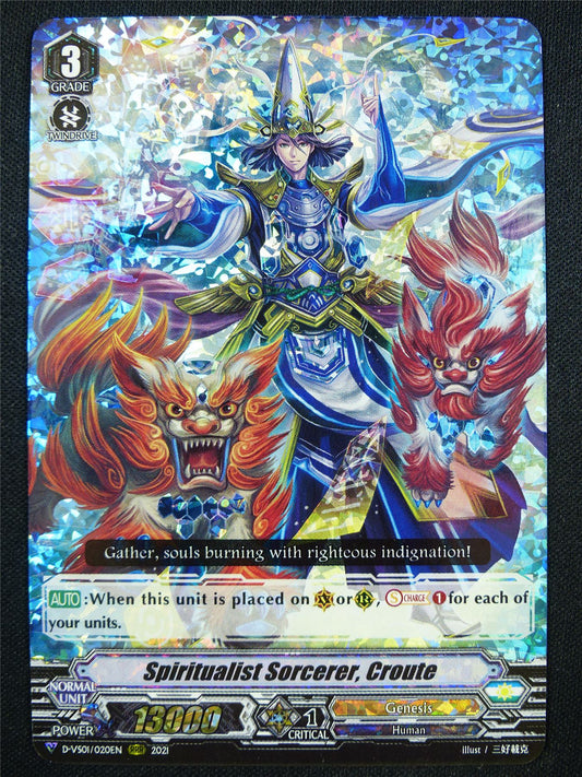 Spiritualist Sorcerer Croute D-VS01 RRR - Vanguard Card #248