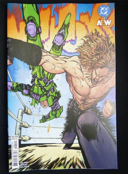 DC X AEW #1 Variant - B&B Apr 2026 DC Comic #1VS