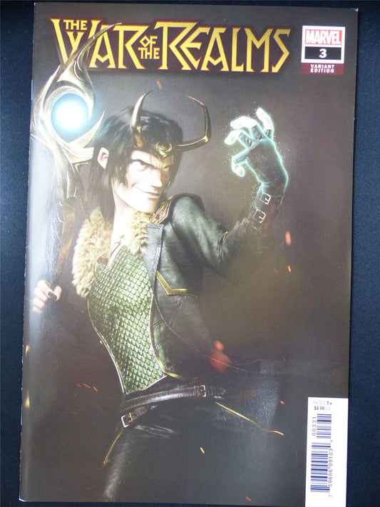 The WAR of the Realms #3 Hugo Variant 1:25 - Marvel Comic #RM