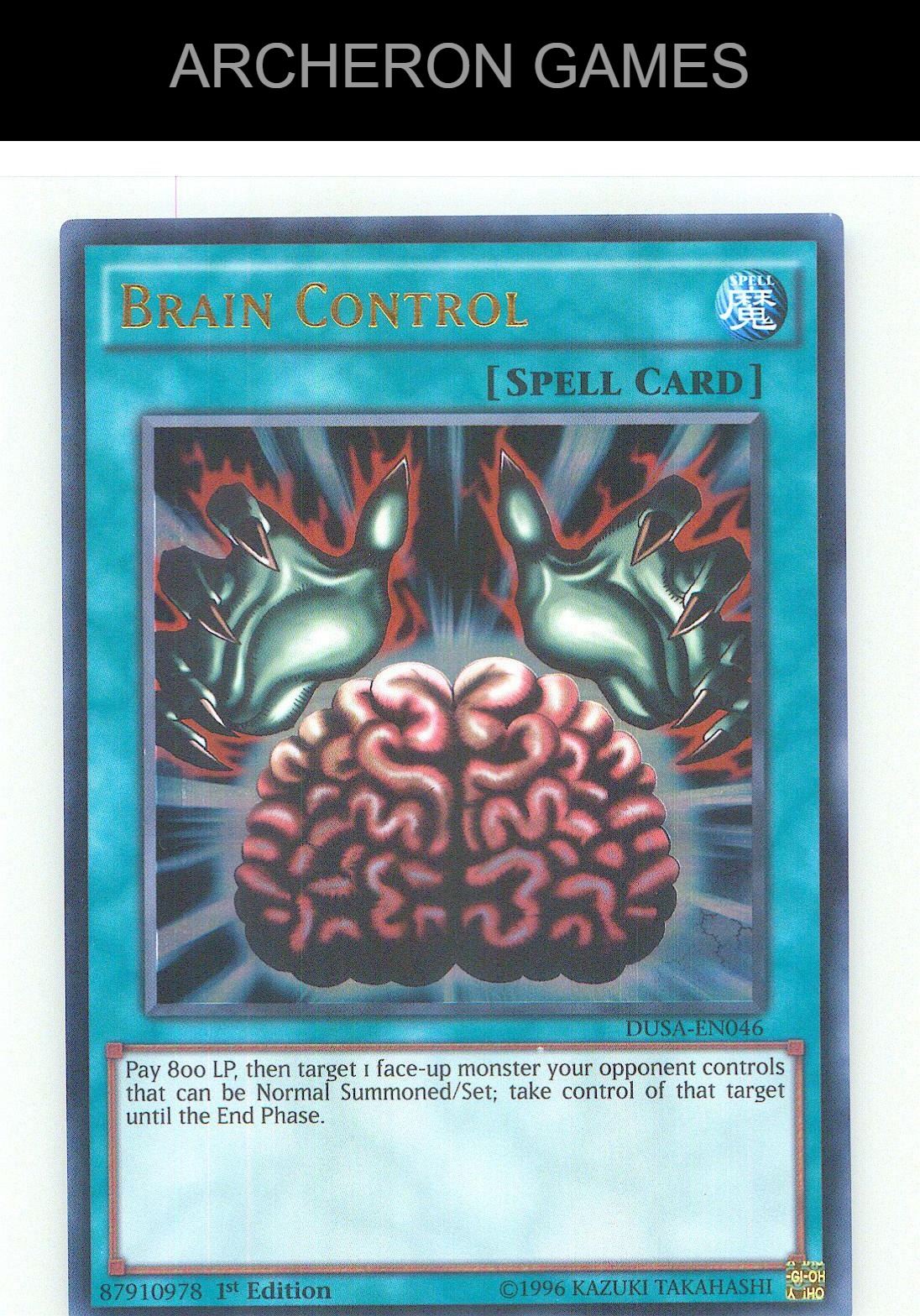 Brain Control Ultra Rare YUGIOH Card 1st Edition