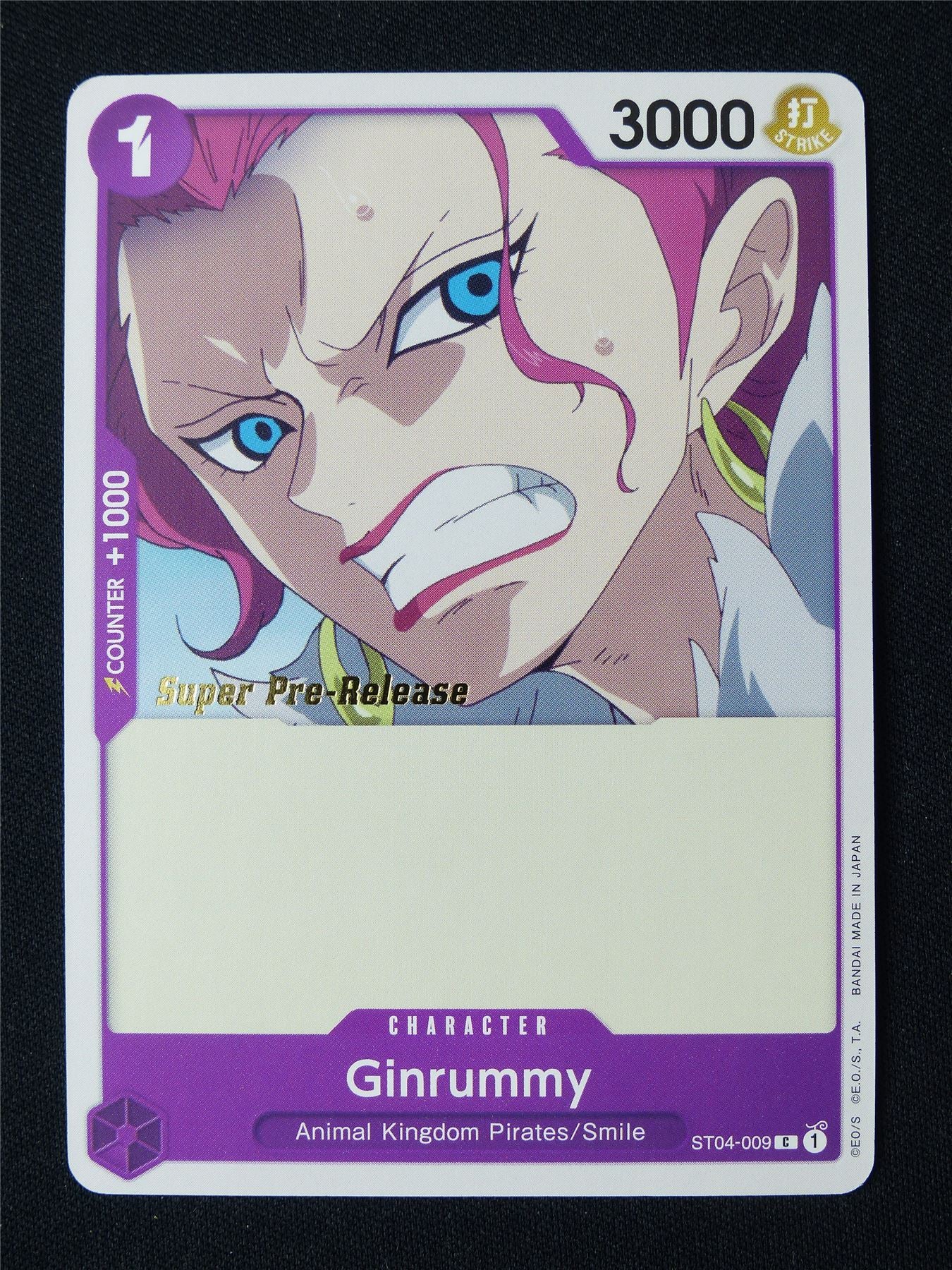 Ginrummy ST04-009 C Super Pre-Release Promo - One Piece Card #914