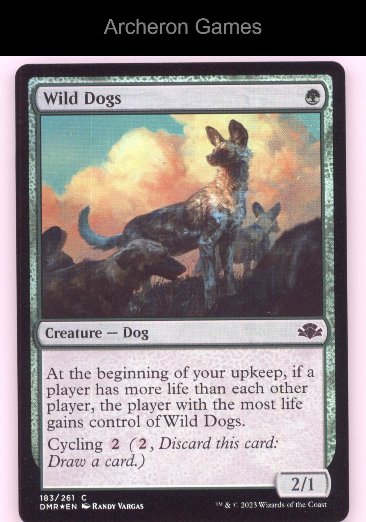 Wild Dogs 183 C MTG Card Dominaria Remastered