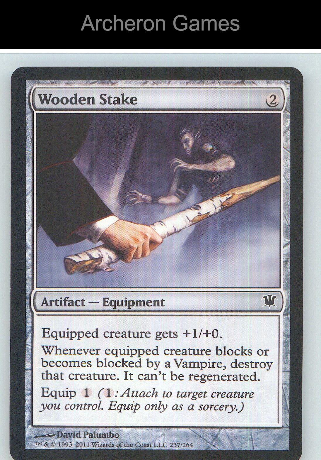 Wooden Stake PLST 237/264 C MTG Card NM/EX+