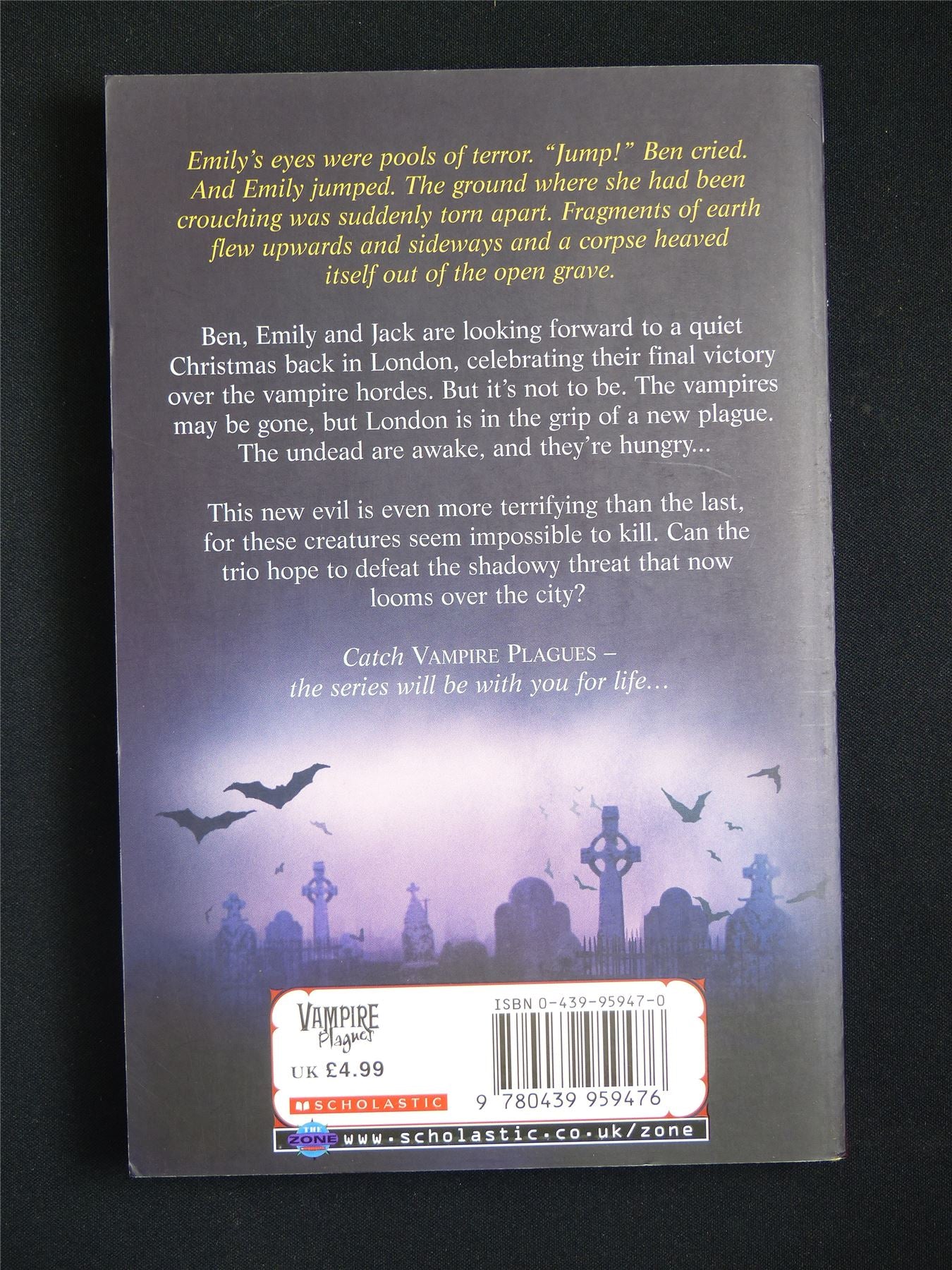 Vampire Plague: Outbreak - Sebstian Book Novel Softback #2LB
