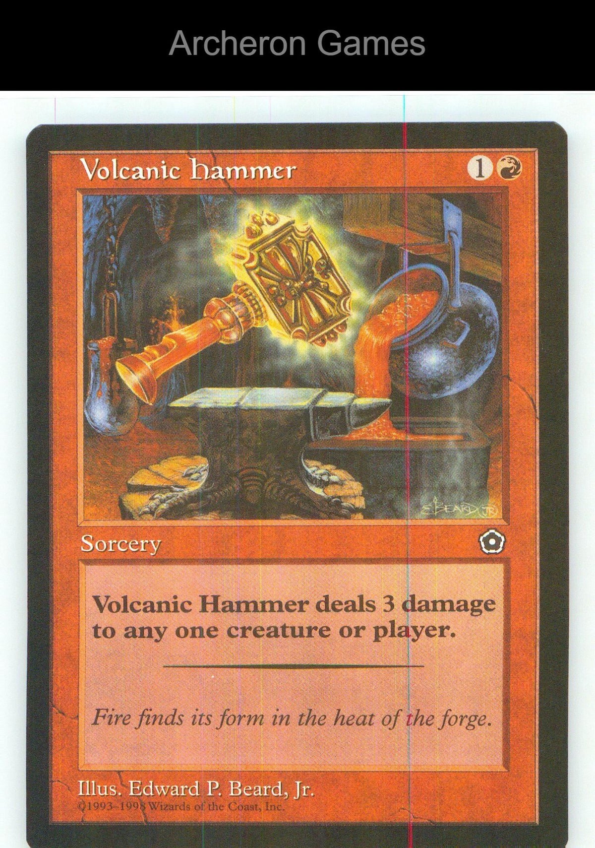 Volcanic Hammer P02 C MTG Card NM/EX+