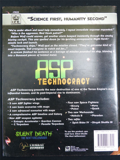 Silent Death: ASP Technology Miniatures Sourcebook - I.C.E. Booklet #2R5