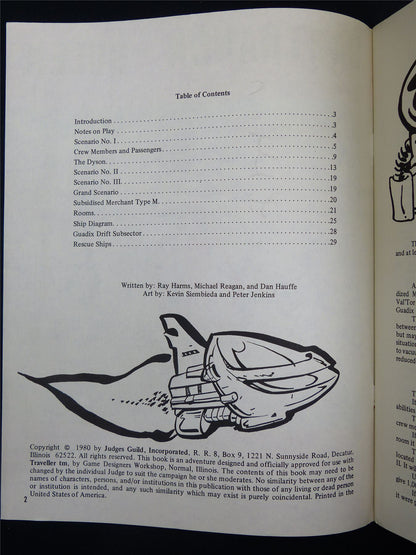 Traveller: Darthanon Queen Adventure - Judge Guild Roleplaying Booklet #2SJ